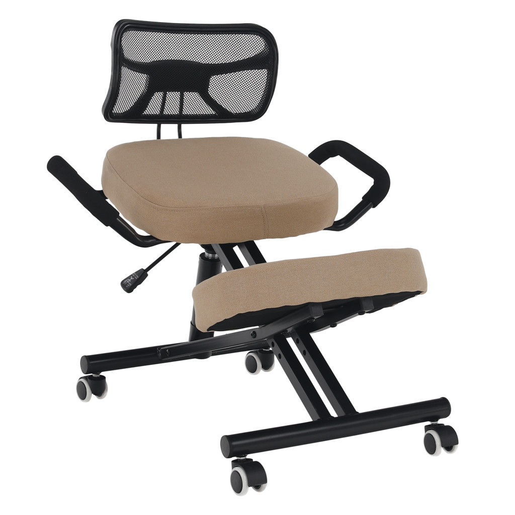 Ergonomikus zsámoly, bézs/fekete, RUFUS (RP)