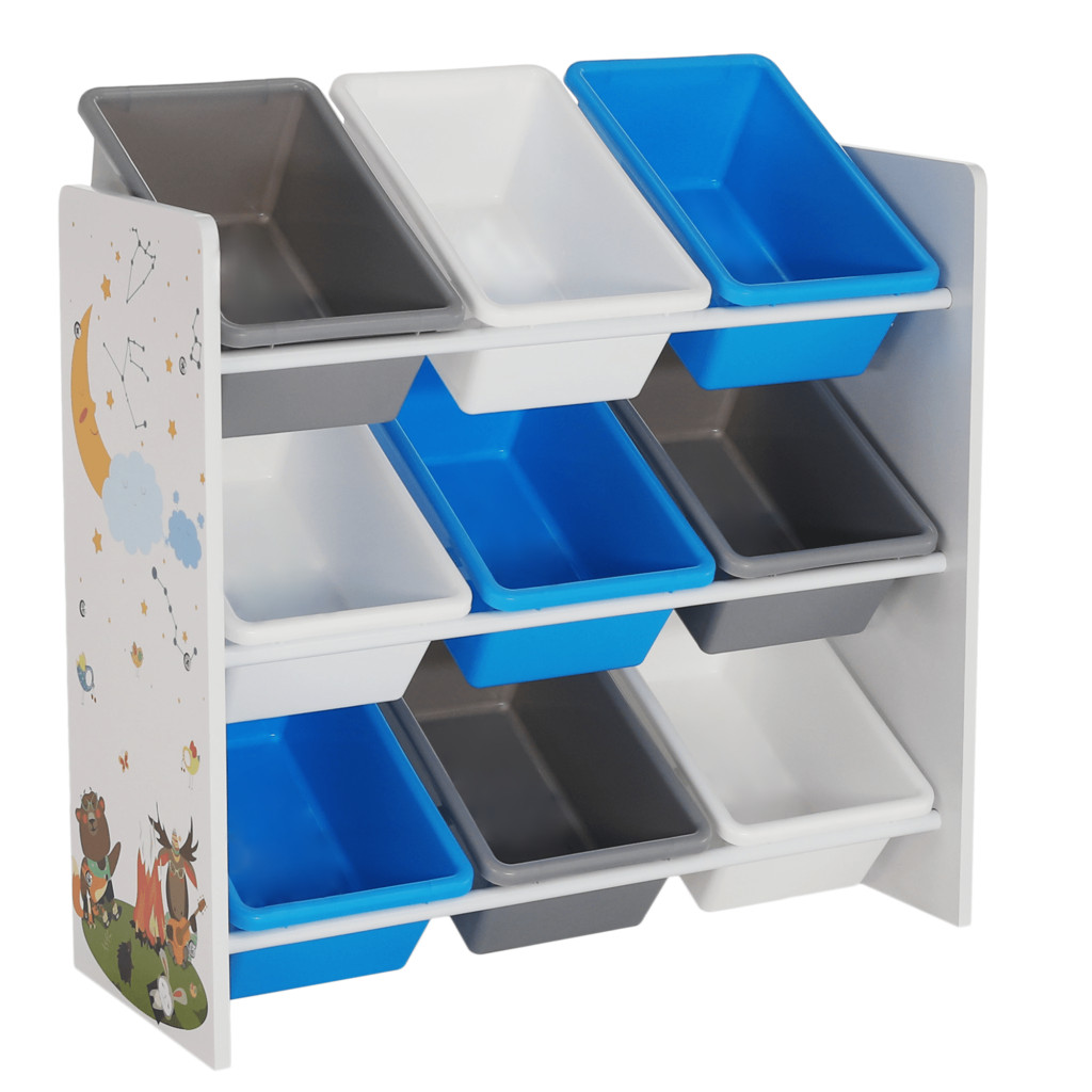 Rendszerező/Polcállvány játékokra, többszínű/mintás, DARLING TYP 3 (RP)
