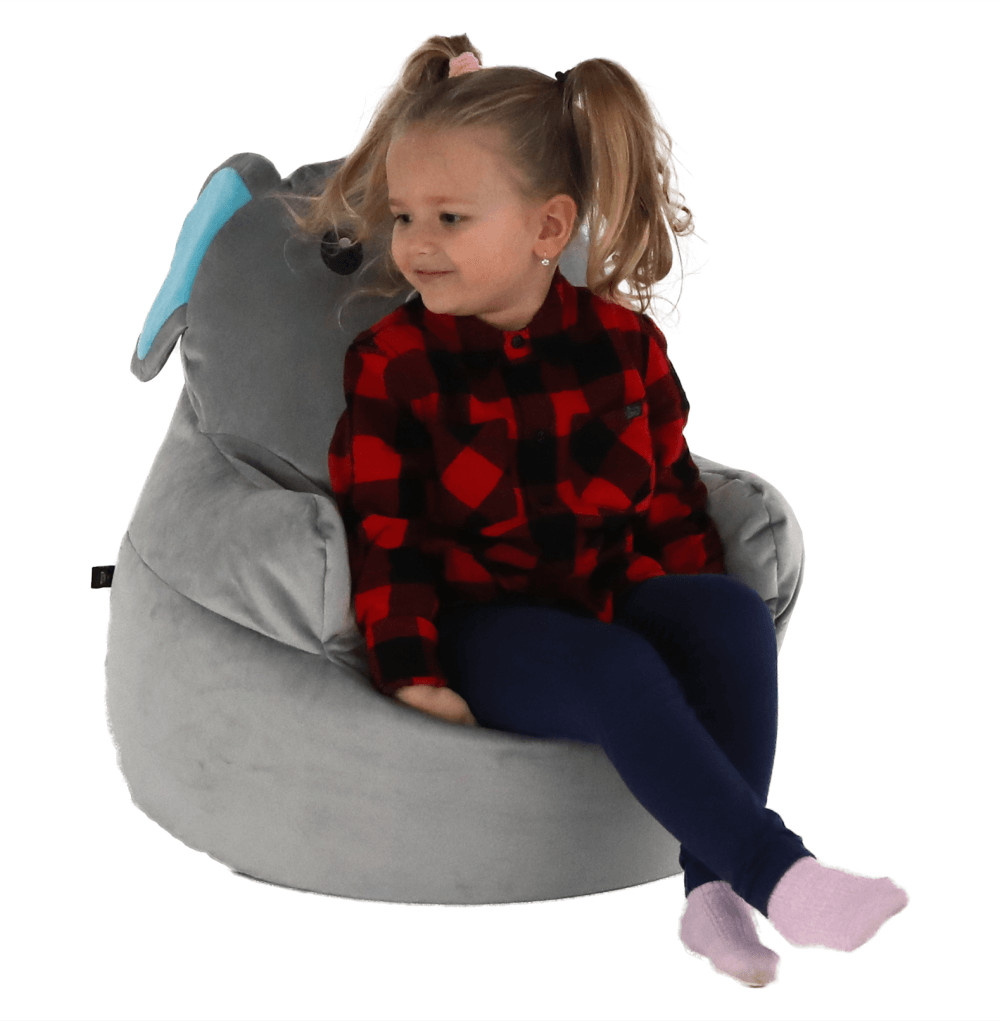 Babzsák, szürke szövet, BABY TYP 2 (RP)