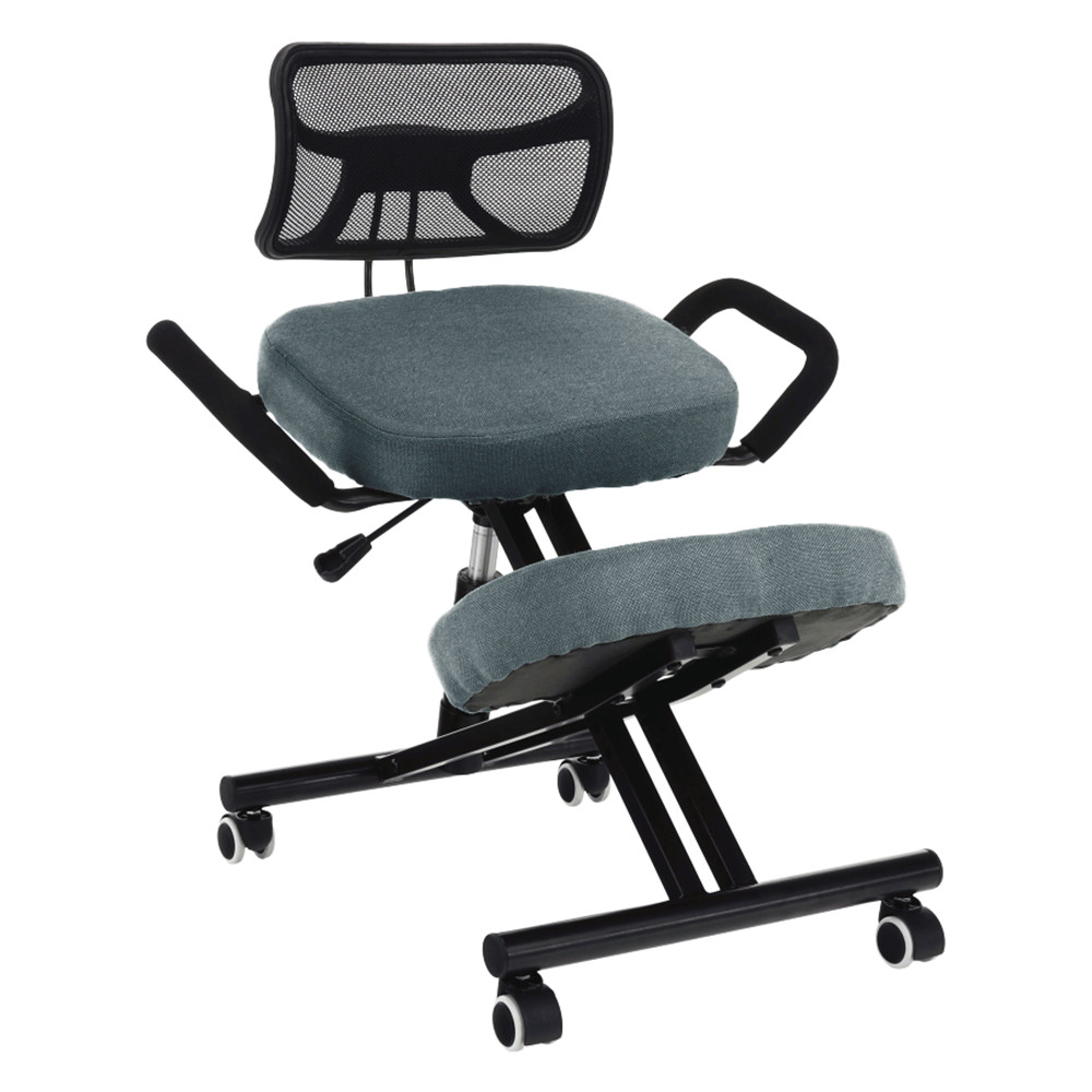 Ergonomikus zsámoly, szürke/fekete, RUFUS (RP)
