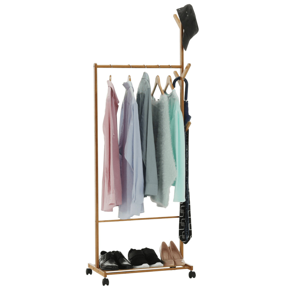Kerekes akasztó, bambus, 60 cm széles, VIKIR TYP 1 (RP)