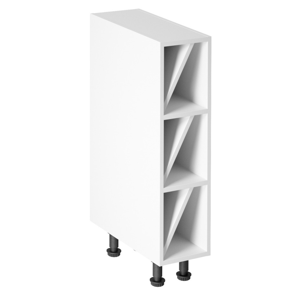 Alsószekrény, fehér, AURORA D20W (RP)