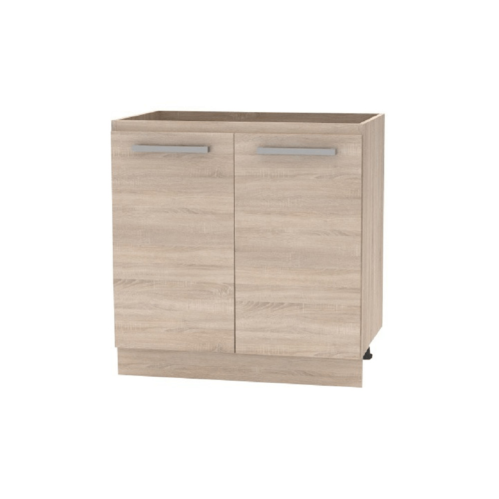 Alsószekrény 80  2 DV, tölgy sonoma, NOVA PLUS NOPL-060-0S (RP)