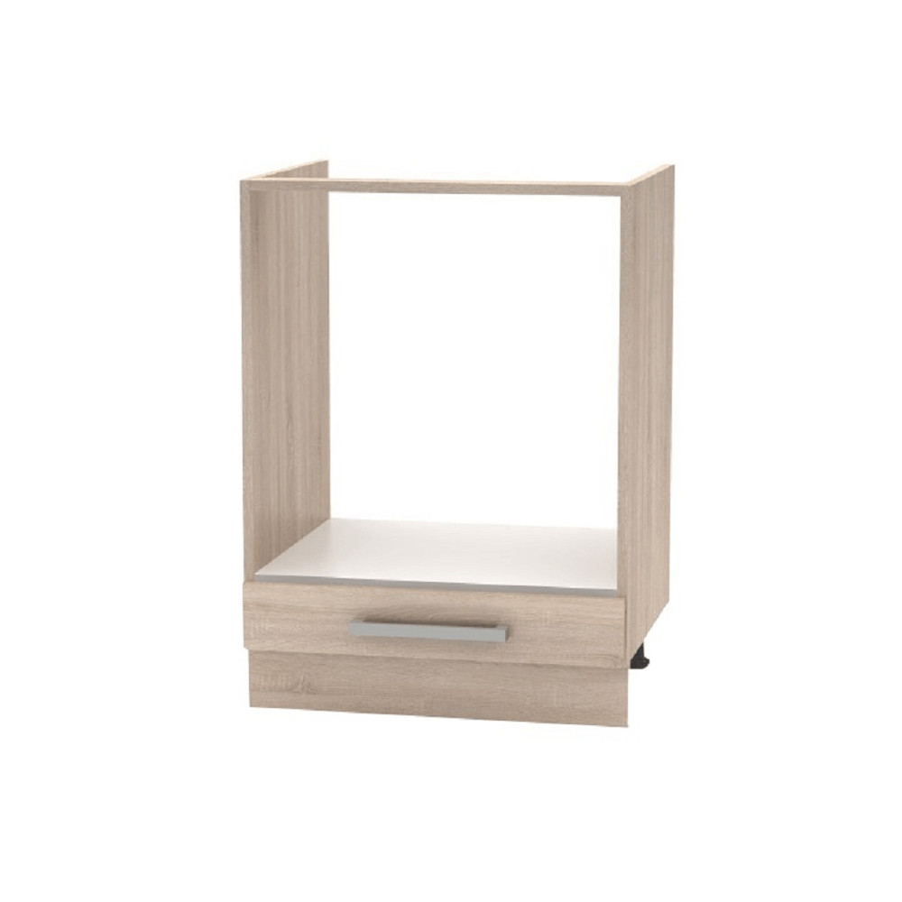 Tűzhely beépítő alsószekrény 60, tölgy sonoma, NOVA PLUS NOPL-059-0S (RP)