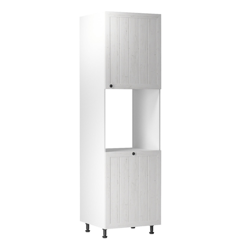 Élelmiszer szekrény D60P, fehér/sosna andersen, jobbos, PROVANCE (RP)
