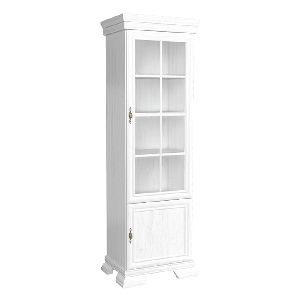 Vitrines szekrény KRW1, fenyő andersen, KORA (RP)