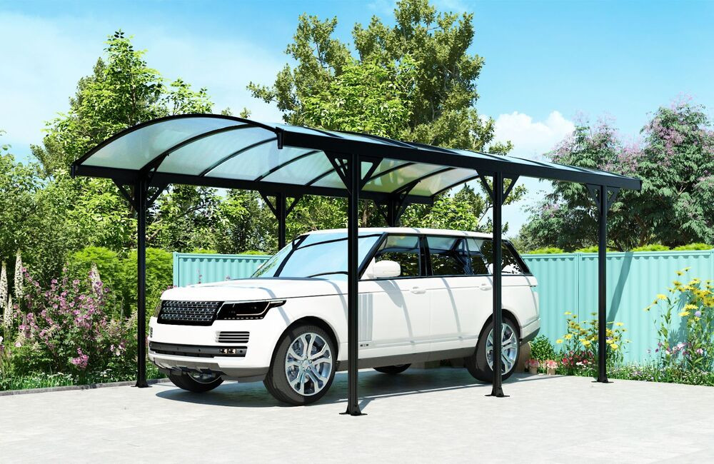 Rojaplast Allen C alumínium és polikarbonát gépkocsibeálló - pergola - 508 x 302 x 230 cm (RP)