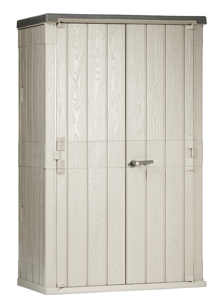 Toomax Stora way high beige 1670 literes beltéri-kültéri műanyag szekrény - bézs (RP)