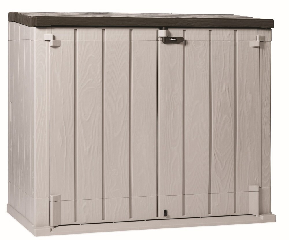 Toomax Stora Way Plus XL beige 1270 literes műanyag beltéri-kültéri szekrény - bézs (RP)