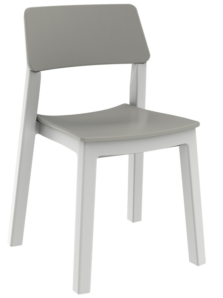 Toomax Bistrot italia grey műanyag kerti szék - szürke (RP)