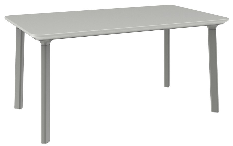 Toomax italia dining grey műanyag kerti asztal - világosszürke (RP)