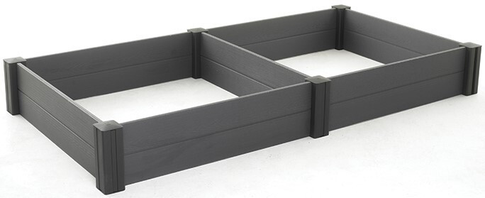 Keter Vista modular duo grey műanyag emelt ágyás, szürke színben (RP)
