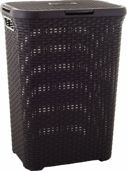 Curver Rattan style műanyag szennyestartó 60 L - barna (RP)