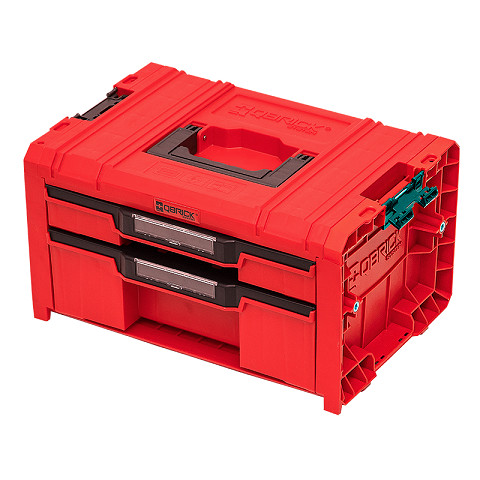 Qbrick Sytem pro expert red HD - 2 fiókos szerszám rendező (RP)