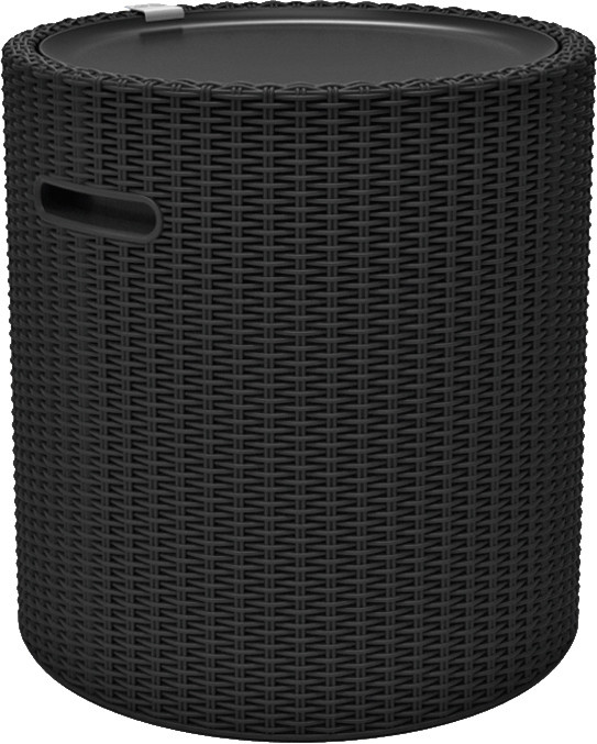 Keter cool stool egy dohányzóasztal tároló funkcióval - grafit (RP)
