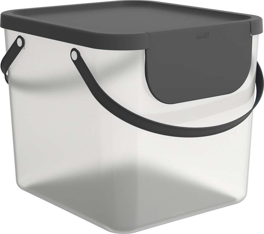 Rotho  Albula műanyag tároló doboz 40 L - átlátszó (RP)