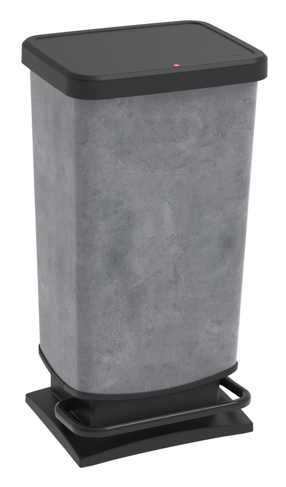 Rotho Paso műanyag hulladéktároló, 40 L - betonmintás (RP)