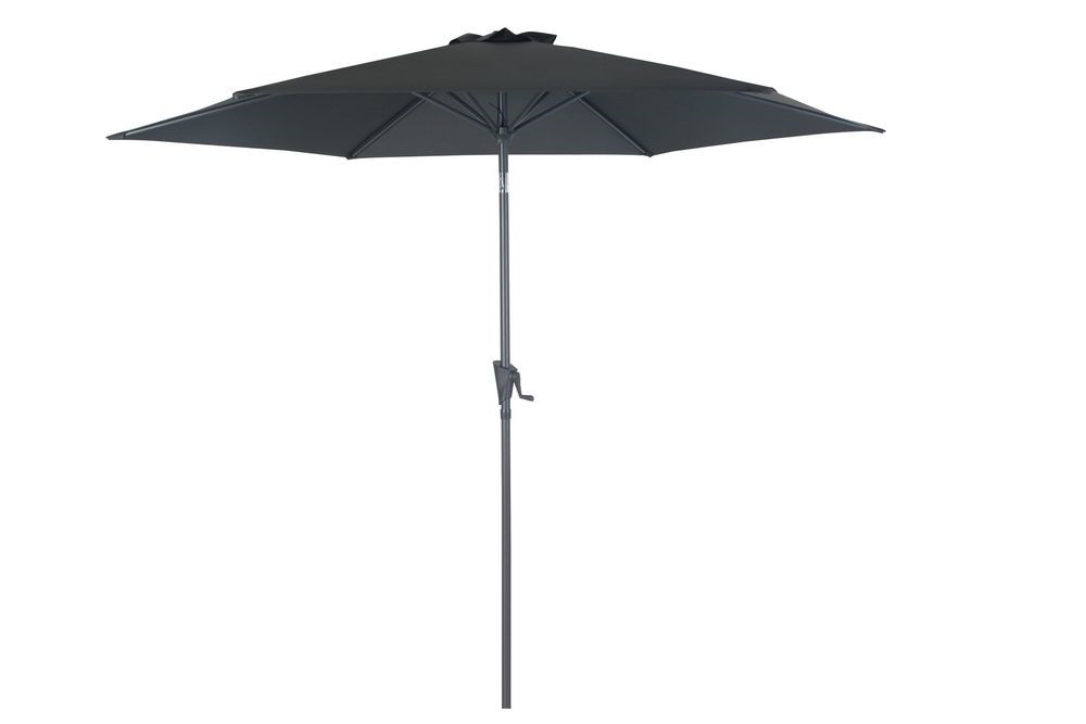 Rojaplast álló, dönthető napernyő talp nélkül, szürke - ø 300 cm (RP)