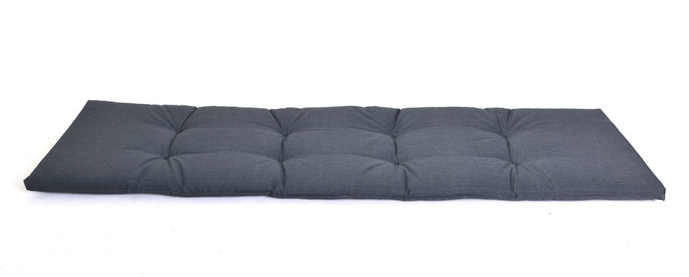 Rojaplast ülőpárna kültéri-beltéri padra 162x42 cm - sötétszürke (RP)