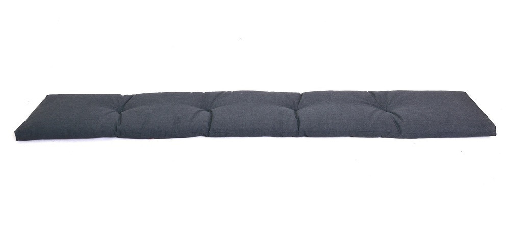 Rojaplast ülőpárna kültéri-beltéri padra 162x28 cm - sötétszürke (RP)