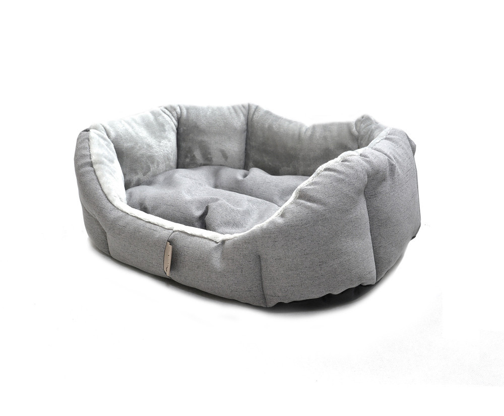 Petsy Alík kutya, macska puha gyapjú fekhely - szürke - 50 cm (RP)