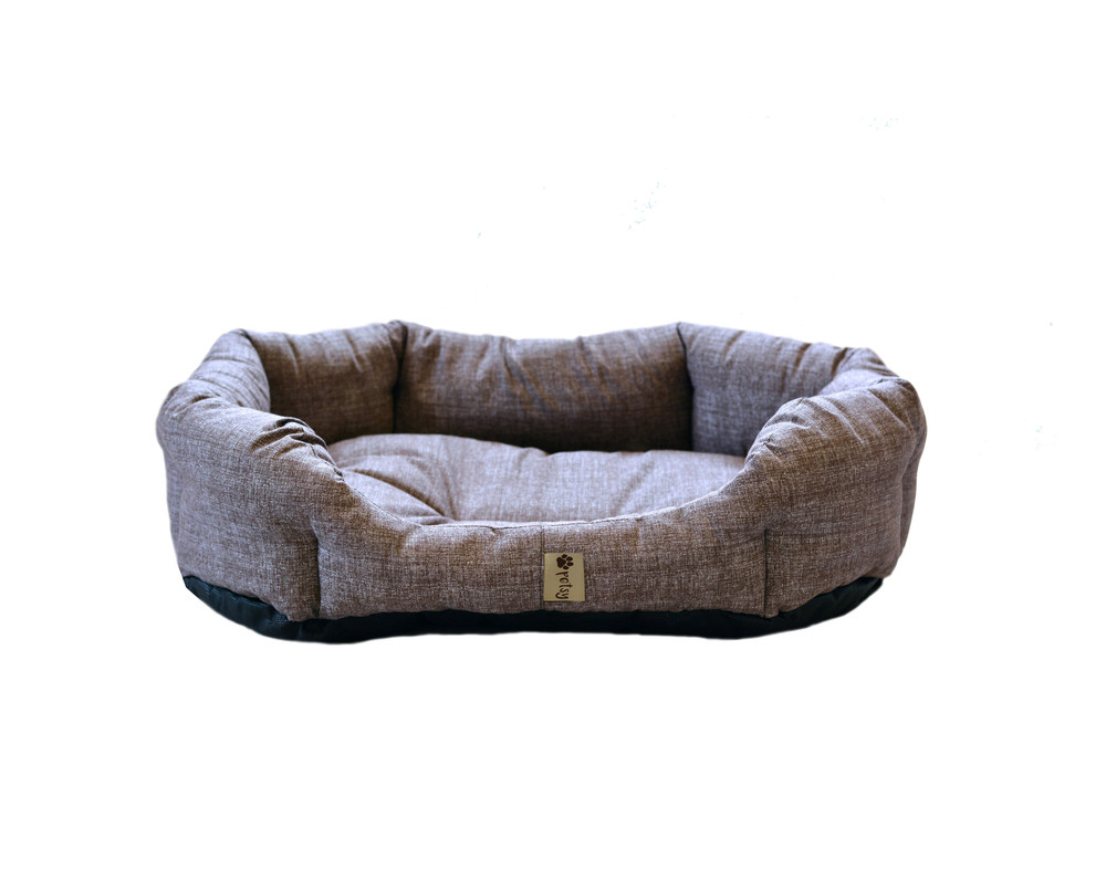 Petsy Bobík pamut kutyafekhely - barnás-szürke - 65 cm (RP)
