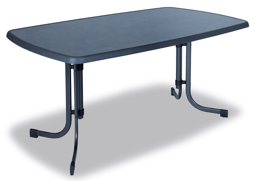 Dajar pizarra 150x90cm  összecsukható fém kerti asztal (RP)