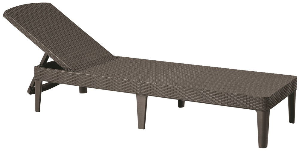 Keter Jaipur exkluzív polyrattan kerti nyugágy - cappuccino - 188 cm (RP)