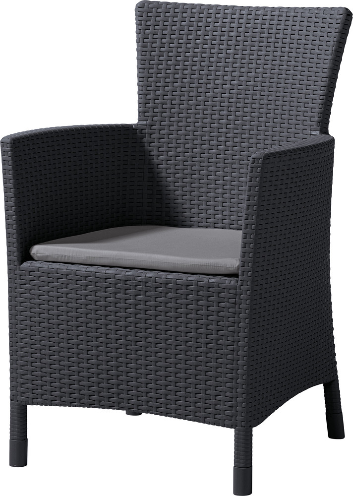 Keter Iowa/Montana polyrattan kerti fotel - grafit (RP)