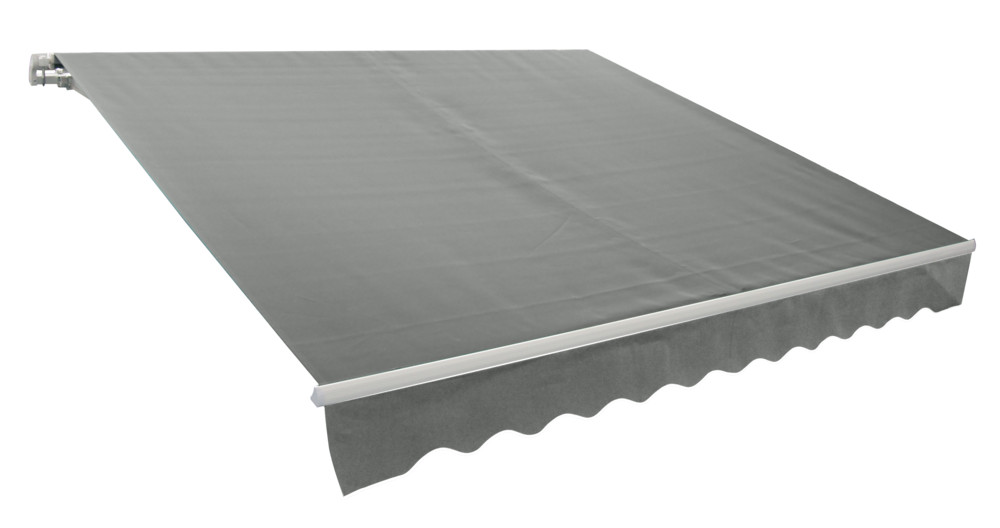 Rojaplast P4512 falra szerelhető napellenző - szürke - 2 x 1,5 m (RP)