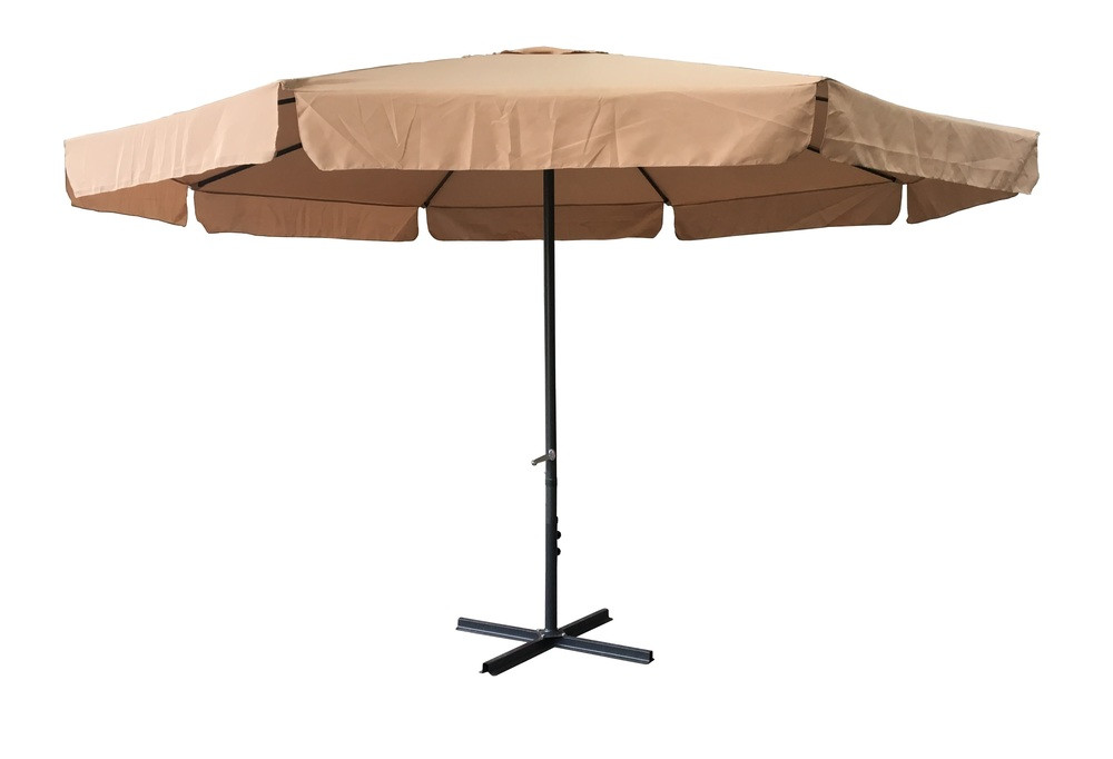 Rojaplast Standard napernyő, talp nélkül - bézs - ø 400 cm (RP)