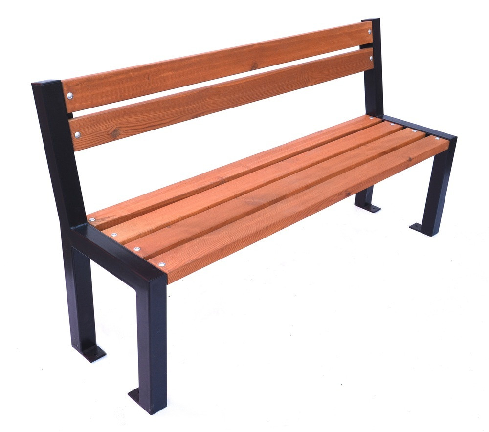 Rojaplast Opolany fenyőfáből készült, fém szerkezetű kerti pad, 162 cm (RP)