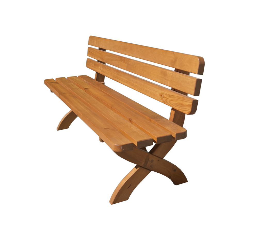 Rojaplast Strong masiv fenyőfából készült kerti pad, 180 cm (RP)