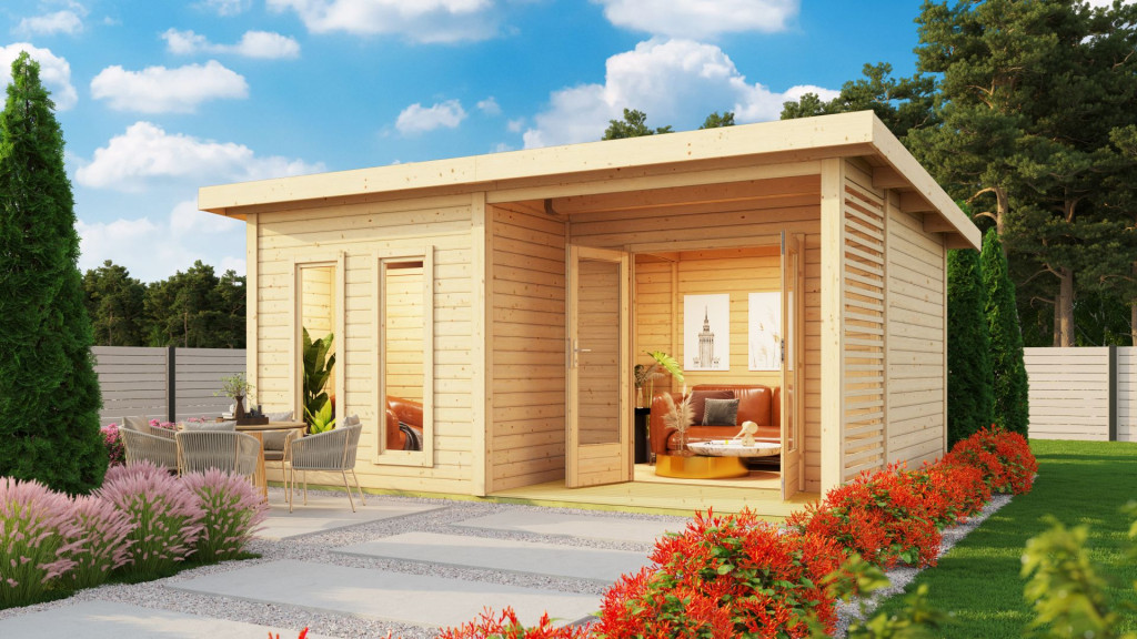 Karibu Mainburg 5. kültéri szaunaház 