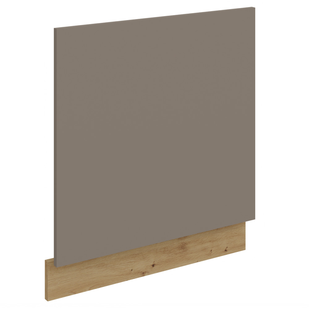 Mosogatógép ajtó, sandgrau/artisan tölgy, FRISBO ZM 570x596 (RP)