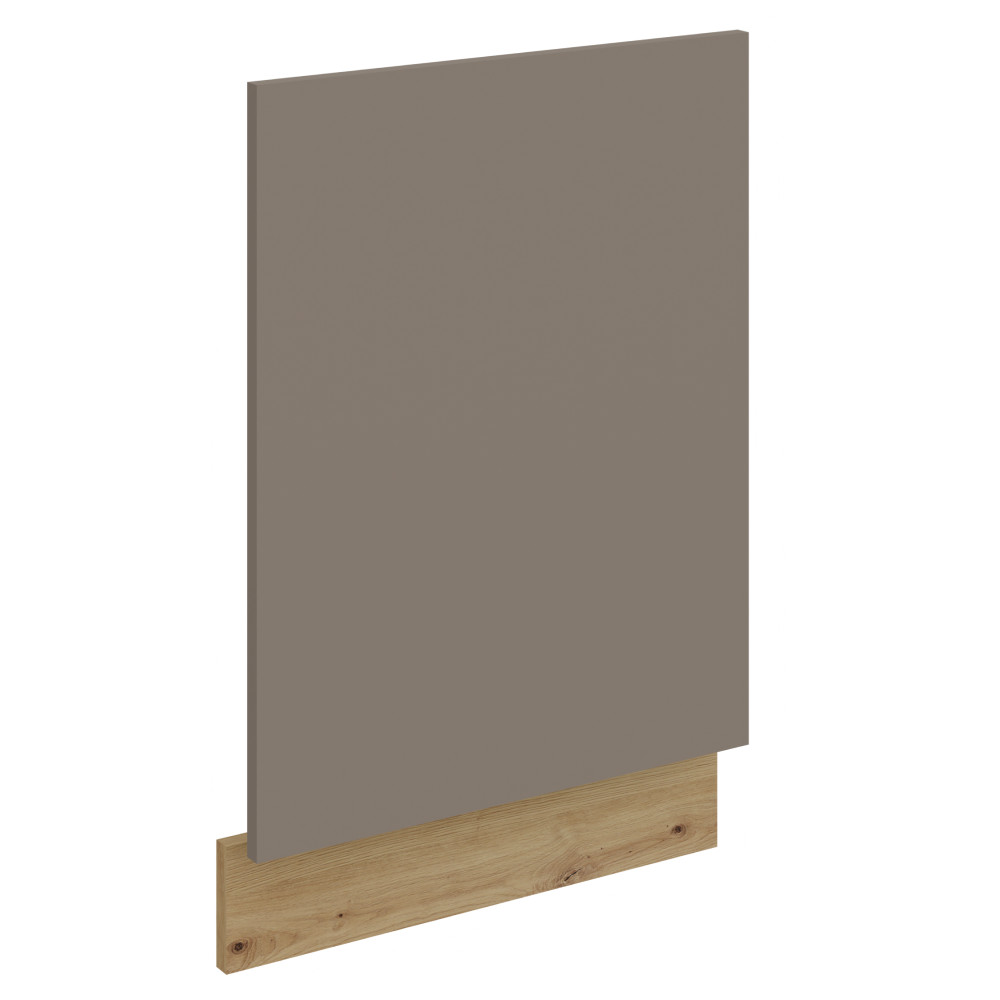 Mosogatógép ajtó, sandgrau/artisan tölgy, FRISBO ZM 570x446 (RP)
