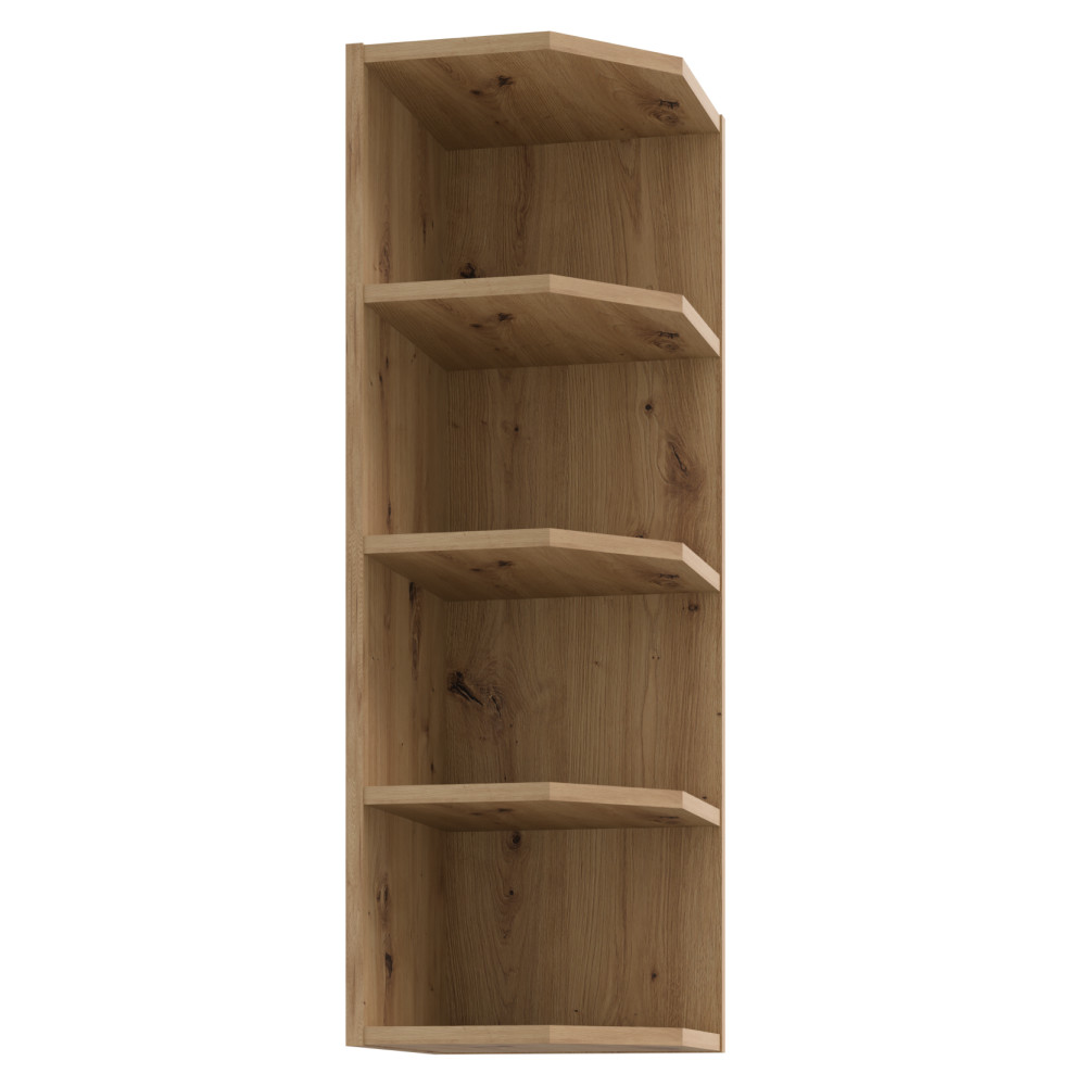 Felső sarokszekrény, artisan tölgy, FRISBO/ARSANY 30 G-90 ZAK (RP)
