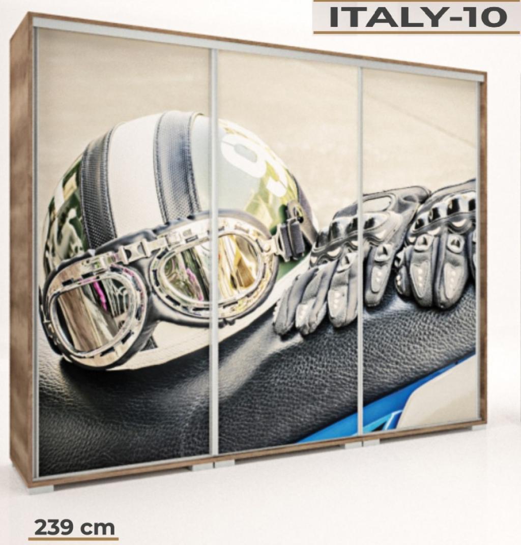 Italy Style tolóajtós gardróbszekrény 239 cm (10) (DIV)