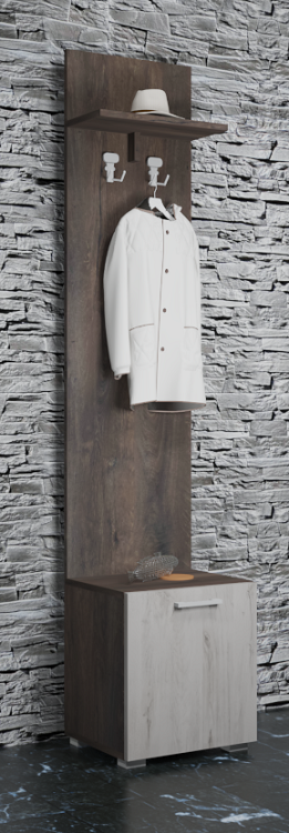 Azel előszobafal 2-es elem 40 cm (KZS)