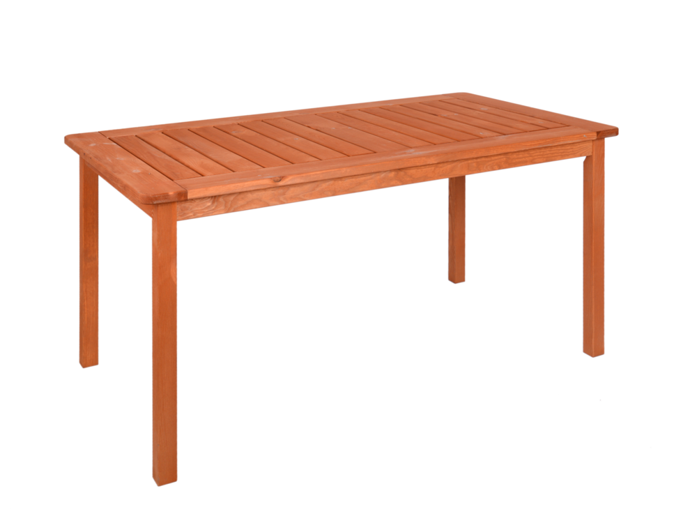 ROJAPLAST SORRENTO fenyőfából készült kerti asztal, 72 × 77 × 140 cm (RP)