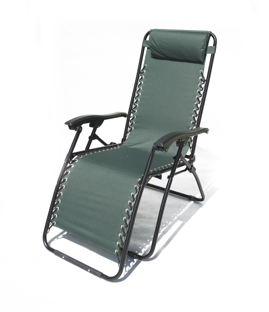 ROJAPLAST 2320 OXFORD fém összecsukható kerti/kemping/napozó szék - zöld () (RP)