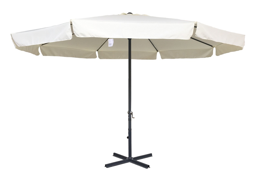 ROJAPLAST STANDARD napernyő, talp nélkül - fehér - ø 400 cm (Méret: ø) (RP)
