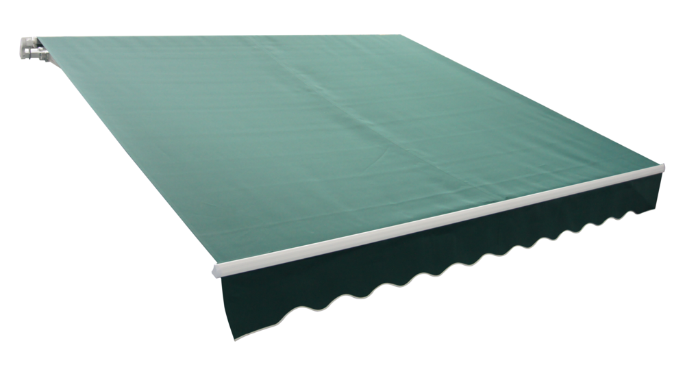 ROJAPLAST P4501 falra szerelhető napellenző - zöld - 3,95 x 2,5 m (*) (RP)