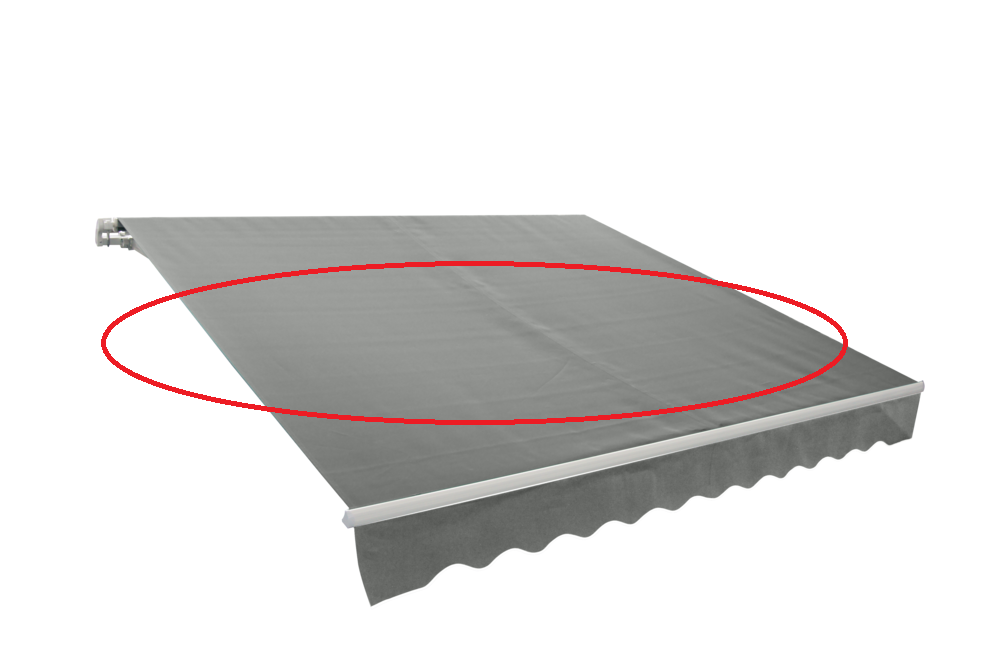 ROJAPLAST tartalék ponyva falra szerelhető 2,95 x 2 m-es napellenzőhöz - szürke () (RP)