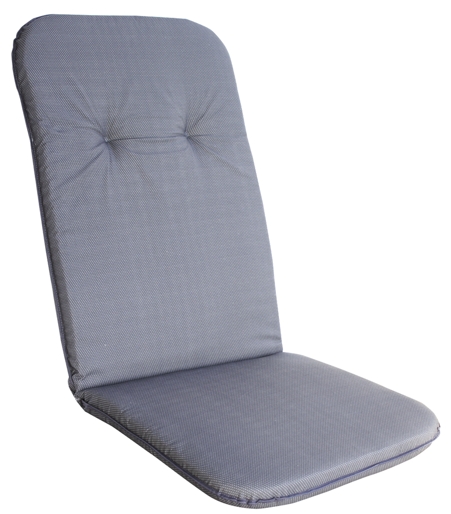 SUN GARDEN SCALA HOCH ülőpárna magas támlás székekhez - kékes-szürke (40246-701) () (RP)