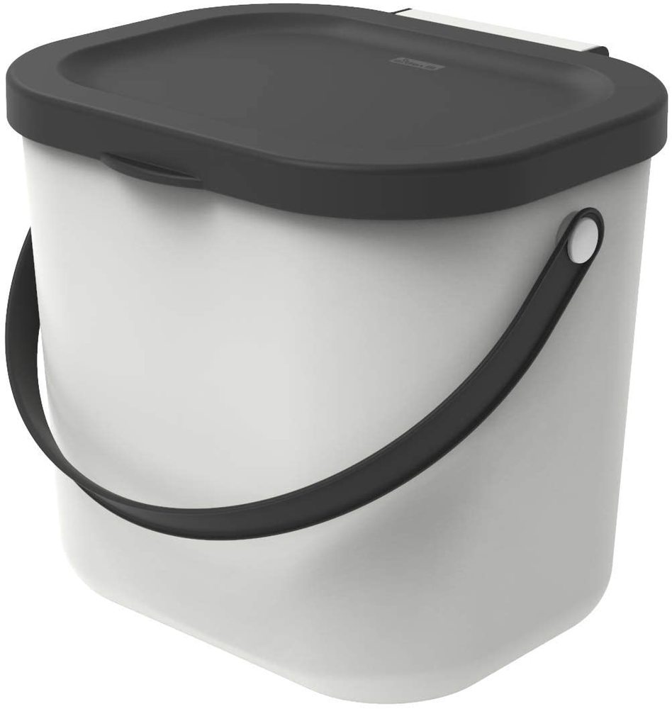 ROTHO ALBULA MŰANYAG TÁROLÓ DOBOZ 6 L - FEHÉR (BPA-mentes műanyagból) (RP)