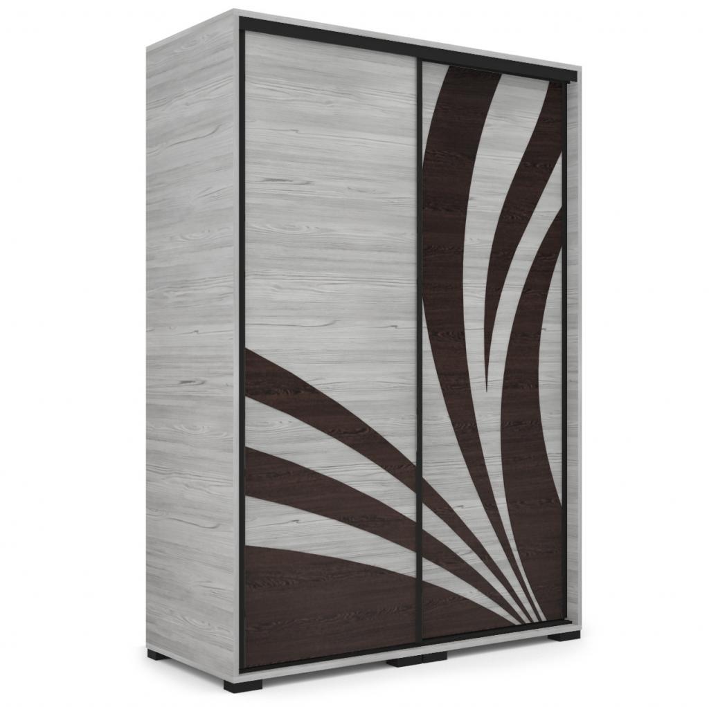 Baku tolóajtós gardróbszekrény - 140 cm széles (DIV)